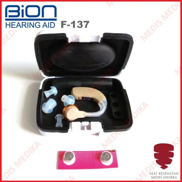 Hearing Aid F-137 Alat Bantu Dengar Centel Cantol Behind The Ear F137