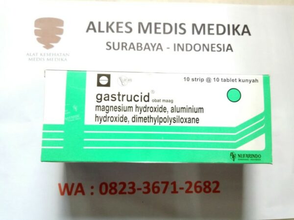 Gastrucid Tablet Obat Kembung, Maag, Asam Lambung, Perut