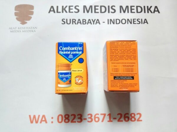 Combantrin Syrup Cair Rasa Jeruk 10 ml Obat Cacing Anak Botol