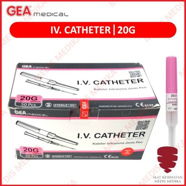 IV Catheter 20G Surflo Infus Abbocath Pen Abocath I.V Cateter 20 G GEA