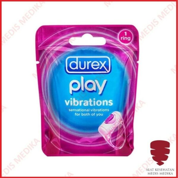 Vibrations Ring Kondom Getar Alat Kontrasepsi Wanita Pria Durex Play